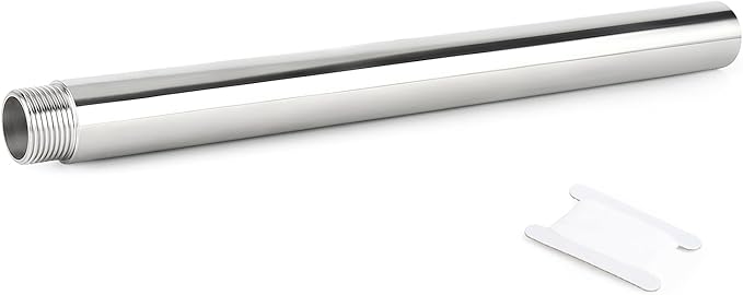 TAISHER 1PCS Stainless Steel Pipe Fittings, 3/4" NPT Male x 3/4" NPT Female Threaded, 16" Length Nipple Cast Pipe