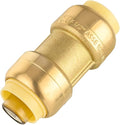 (Pack of 50) EFIELD 1/2 Inch Straight Coupling Push-Fit Fittings to Connect Pex, Copper, CPVC Tube with a Disconnect Tool,(PF003-50PCS)