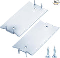 Wensilon(30 pcs) Zinc 1.5X3 Inch 16-Gauge Anti-Nail Protection Plate Shield, Nail Plate for Wood Studs, Steel Cable Wire Protector Plate with Sharp Pointed Prongs for Protection Plumbing and Wiring