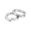 uxcell 80 Pcs Spring Lock Washer, M6 Split Lock Washer Assortment 316 Stainless Steel Lock Washers for Screws Bolts Nuts, Silver
