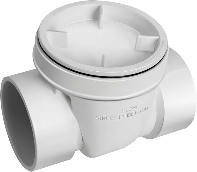 3" Backflow Preventer Vavle,3 Inch Backwater Check Valve, Drain Backflow Preventer Valve Prevents Sewage and Rainwater from Flowing Back