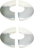 Wall Split Flange, Stainless Steel Round Escutcheon Plate for 2"/51mm Diameter Pipe, Pack of 2