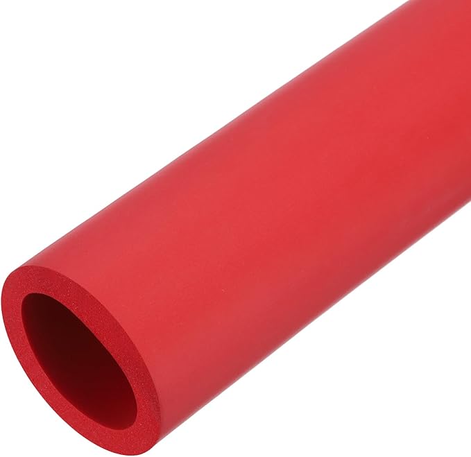 uxcell Foam Tubing for Handle Grip Support, Pipe Insulation Outside Pipe Lagging, 30mm ID 44mm OD 1m Red