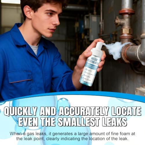 Gas Leak Detector Spray, Gas Leak Detector, Blue, 200ml
