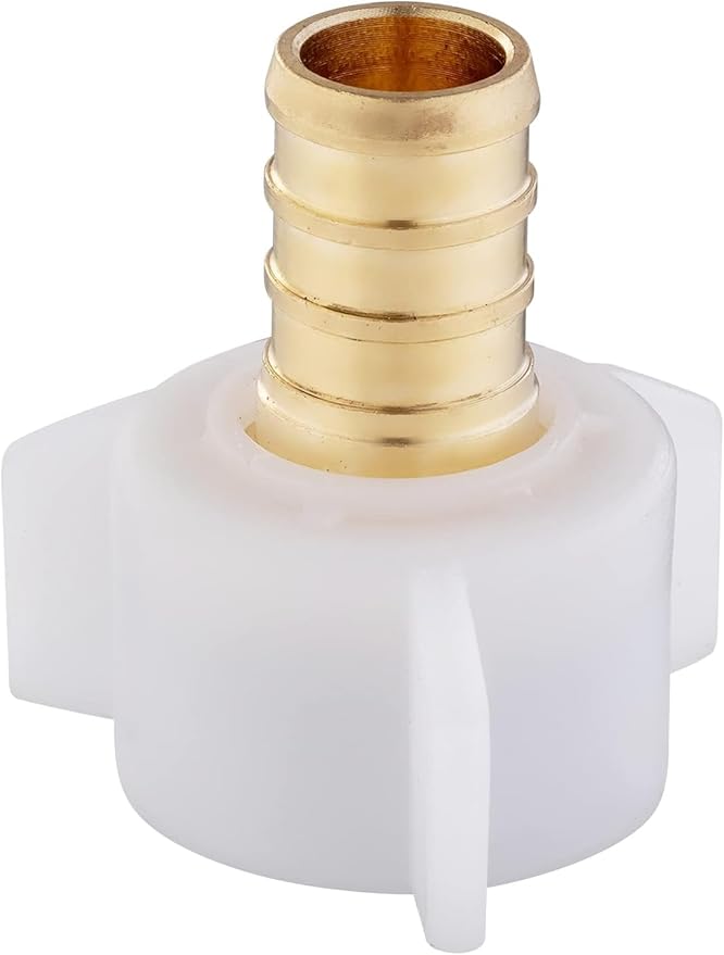 (Pack of 50) EFIELD Pex 3/4" Pex X 3/4" Female NPT Swivel Adapter Brass Crimp Fittings,(PEX1807203-50PCS)