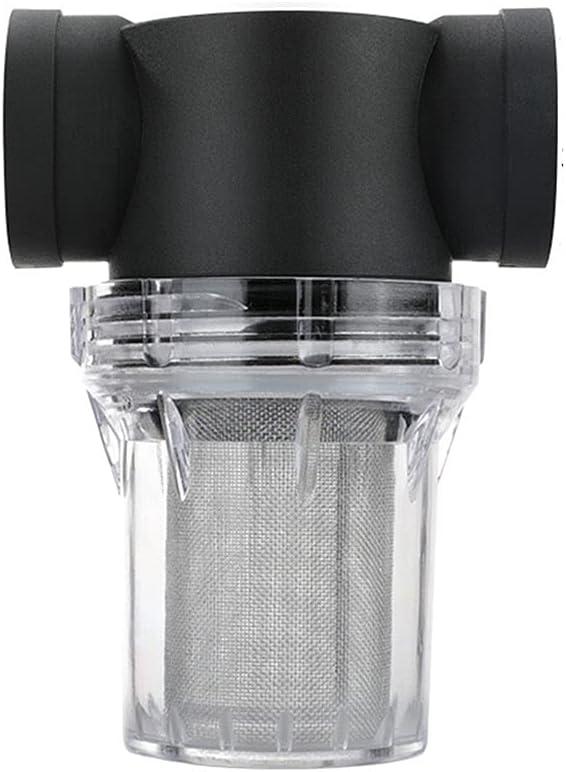 Pipeline Filter,Inline Mesh Screen, 1pcs Garden Watering Filter, 1/2" 3/4" 1" Plastic Irrigation System Impurity Prefilter Aquaculture Household Water Pipe Strainer (Color:40 mesh, Size:3/4") ( Color