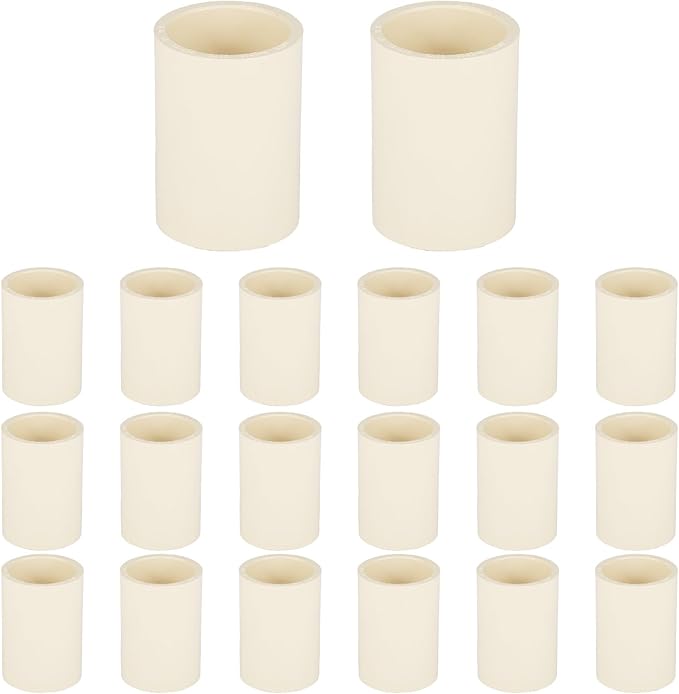 (20 Pieces) EFIELD 1-Inch CPVC Pipe Fittings, Slip x Slip (Socket) Coupling, For Hot and Cold Water Plumbing,(CPVC027-5-20PCS)