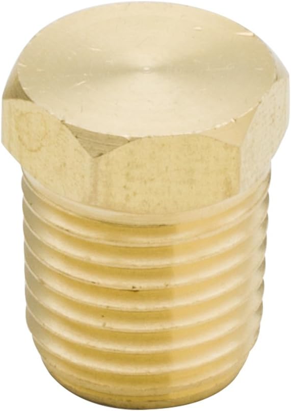 MeiChi 64pcs Brass Pipe Fitting Assortment Kits Hex Head Plug + Reducing NPT Adapter + Reducer Bushing + Hex Nipple + Hex Coupling for 1200 PSI