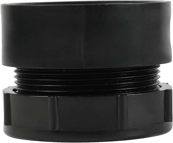 10-Pack EFIELD 1-1/2"X1-1/4" ABS DWV Spigot x Slip-Joint Trap Adapter W/PLASTIC NUT(SPG x SJ)