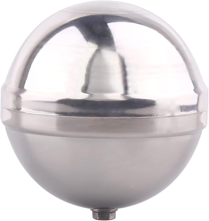 Stainless Steel Float Ball Valves - 3/4” NPT Male Thread Flow Control Float Sensor Valve Automatic Water Level Control Float For Tank Pond Water Tower