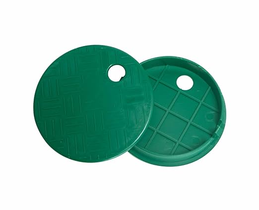 2 PCS Valve Box Cover Lid ID 5.5" OD 6" for Sprinkler Irrigation System, Only Compatation with ID 5.5" Sprinkler System Covers Outdoors (5.5 inch)