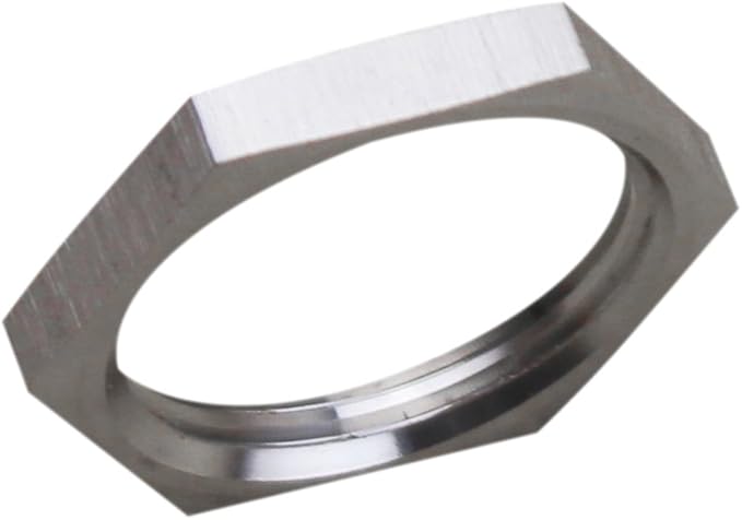 DERNORD Cast Pipe Fitting Stainless Steel 304 Hex Locknut NPT Female (1" (Pack of 2))