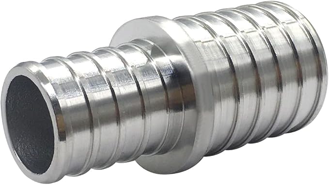 PEX 3/4" x 1" Stainless Steel Reducing Coupling For Pex Tubing Connection (Pack of 2)