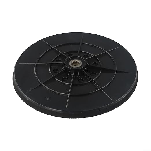 Drywall Sander Backing Pad 9 Inch Sanding Disc Support Plate with 8 Holes Hook&Loop Grinding Polishing Sanding Disc Foam Cushioned Base Mount for Dustless Sanding System Attachment(Hard Spong)