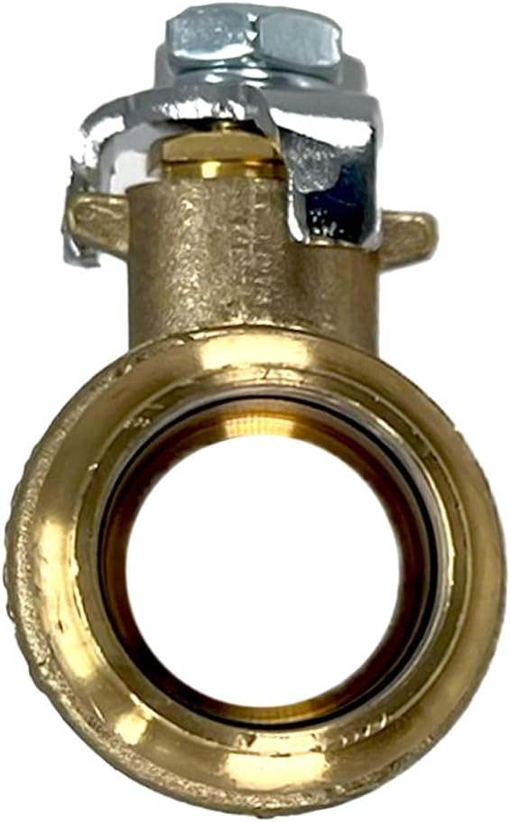PROCURU 10-Pack 1-Inch Press Copper Ball Valve, Heavy Duty Brass Body, Full Port, LF Certified Safe (3BP100-10P)