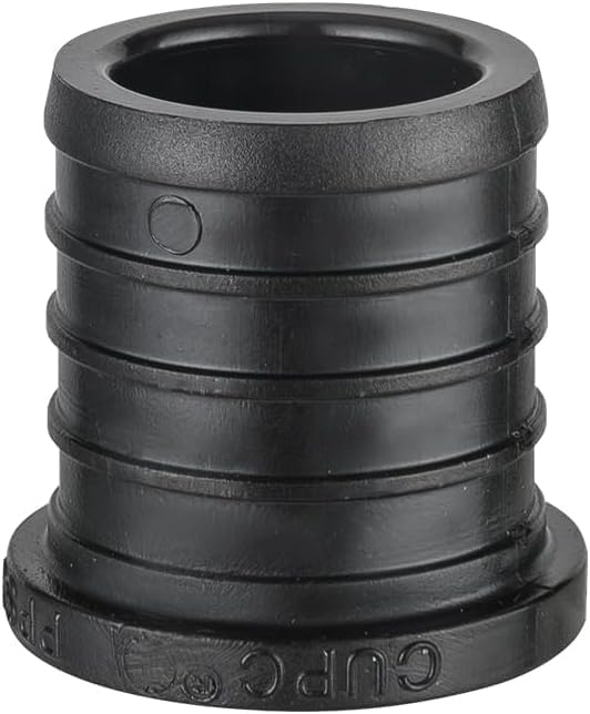200-Pack EFIELD Pex Fittings Poly PPSU Barb Crimp 1-inch Plug (End Cap) For Pex Tubing, ASTM F2159,(PPSU1807102-200PCS)