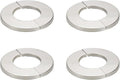 Wall Split Flange, Stainless Steel Round Escutcheon Plate for 1.33"/34mm Diameter Pipe, Pack of 4
