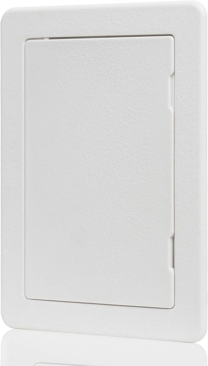 Suteck Plumbing Access Panel for Drywall Ceiling 6 x 9 Inch Reinforced Plastic Wall Access Doors Removable Hinged Panel