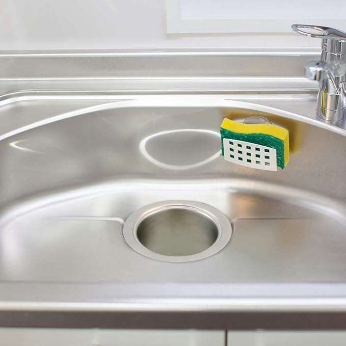 Kitchen Extended Sink Flange, Deep Garbage Disposal Flange Kitchen Sink Stainless Steel Flange Fit 3-1/2 Inch Standard Sink Drain Hole, Deep Sink Flange Replacement Accessories