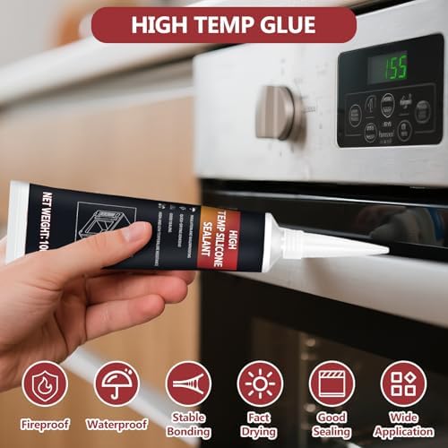 100ml Clear Oven Heat Resistant Glue, 570°F Heat Resistant ﻿