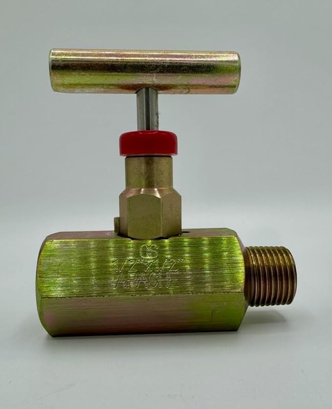 High Pressure Needle Valve, 10000 PSI, 1/2 NPT, NACE Compliant, Carbon Steel MXF