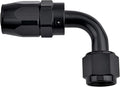 EVIL ENERGY 16AN Hose End Fitting 90 Degree Swivel for CPE Braided Fuel Hose Black