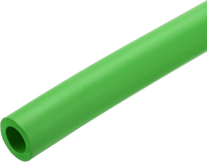 uxcell Foam Tubing for Handle Grip Support, Pipe Insulation Outside Pipe Lagging, 18mm ID 26.5mm(1 1/16") OD 1m Green