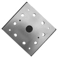 8holes Sanding Backing Plate Square Replacement Pad for Electric Easy to Install Compatible Enhances Sander Performance