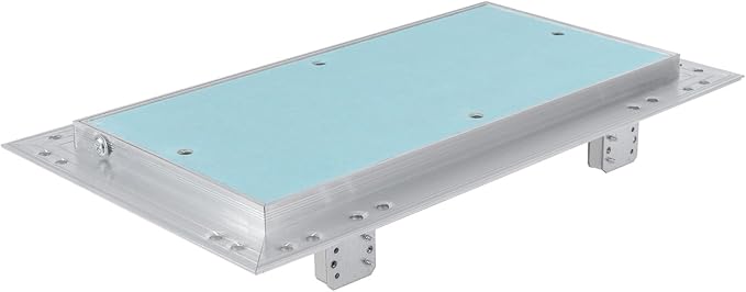 6" x 12" Drywall Access Panel – Waterproof Aluminum Frame Gypsum Hatch – Wall & Ceiling Inspection Door – Easy Install Removable Cover for Plumbing, Electrical, Utility & Ventilation Access
