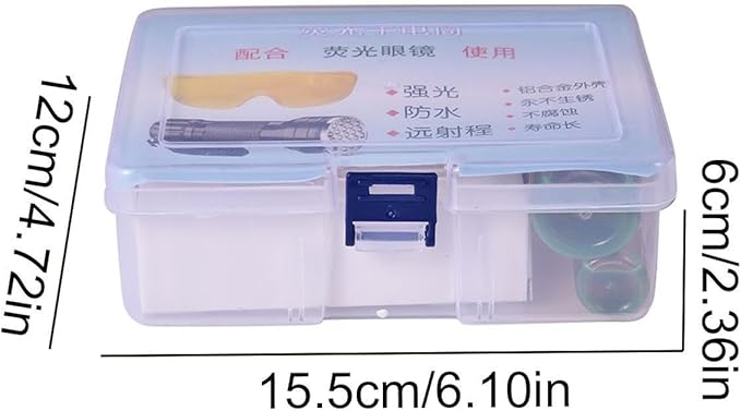 Uv Dye Refrigerant Car Ac Leak Detection Kit With Flashlight And Fluorescent Protective Glasses, Automotive Fluid Leak Detection Kit, Ac Refrigerant Uv Dye Leaks Detector Tool, Car Accessories