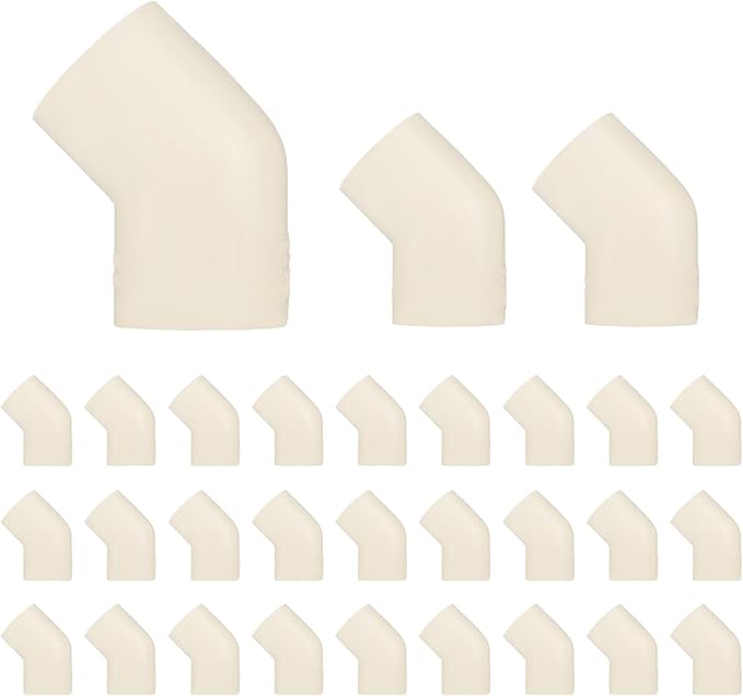 30-PACK EFIELD CPVC Elbow,1/2" Slip x Slip 45-Degree Elbow Fitting,(CPVC007-20-30PCS)