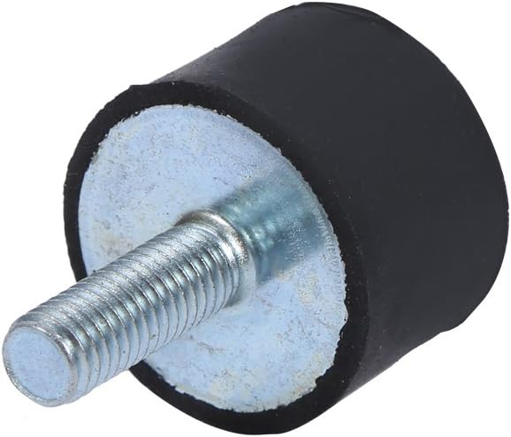 M8 M6 Vibration Isolator, Keenso Vibration Mount 2 Threaded Studs AntiVibration Isolation Rubber Mounts Boat Bobbins, pack of 4(VD3020 M823) Other Tuning