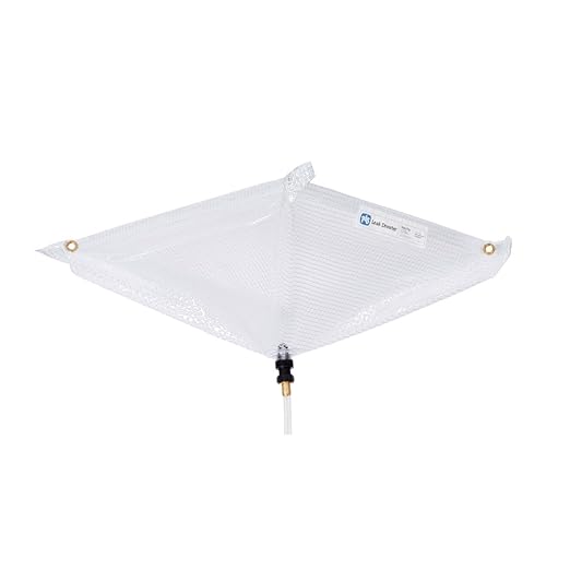 PIG Roof Leak Diverter Tarp - Reusable - 2.5' x 2.5' - Clear - PM50239-CL