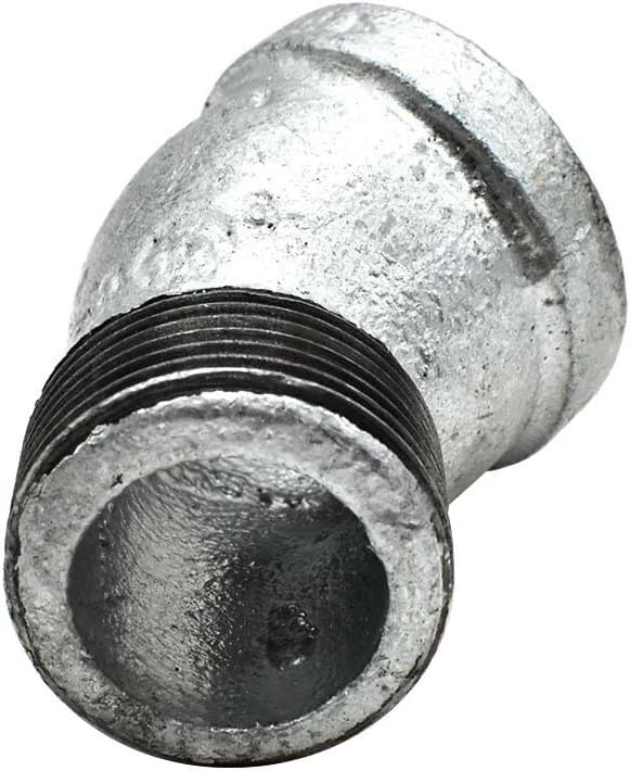Replacement 2 Inch Galvanized Steel 45 Degree Street Elbow for Thrifco Plumbing 5217055