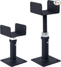 2 Pack U-Shaped Floor Jack, Heavy Duty Adjustable Steel Telepost with U-Head for 4x2, 4x4, 4x6 Joists, 6-9 Inch Adjustment Range, Screw Jack Post for Beam Support & Leveling