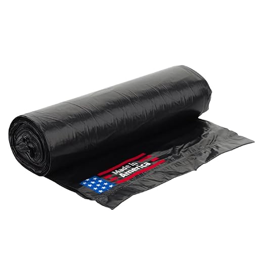 Sandbaggy 10 ft x 100 ft Vapor Barrier 10 Mil | Polyethylene | Black Plastic Sheeting Rolls | Moisture Barrier for Crawl Spaces, Concrete and Laminate Underlayment, Walls (1 Roll)