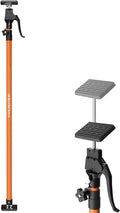 HOLOTHURIAN Cabinet Jack Support Pole, 49.2-114.2 inches Third Hand Tools Adjustable Support Pole, 3rd Hand Support System for Upper Cabinet Installation, 154 LB Capacity, 1-Pack