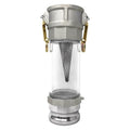 Gloxco 2" in-line Camlock Polycarbonate Sight Glass and Strainer Assembly (CAM-20-SGST-PCAL)
