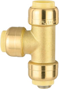 100-Pack EFIELD 1/2-Inch Tee Push-Fit Fitting to Connect Pex, Copper, CPVC with a Disconnecting Clip, UPC Certified,(PF080-100PCS)