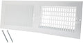 20 x 6 Inch [Duct Opening] Air Vent Covers for Wall or Ceiling - High Airflow 2 Way Steel Ventilation - Adjustable Wall/Ceiling Register, 21-3/4 Inch x 7-3/4 Inch [Overall Dimensions]