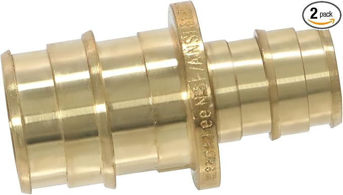XFITTING Pex A 3/4 Inch x 1/2 Inch Pex A Reducing Coupling, 29-5-5=2XX, 2 Pieces