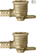 2 Pcs. XFITTING 1/2" Pex x 1/2" Female Elbow with Drop Ear