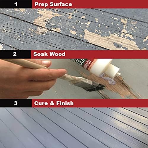 PC Products PC-Petrifier Water-Based Wood Hardener, 32 oz, Milky White 324448