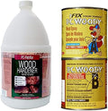 PC-Products Wood Repair Epoxy Paste and Wood Hardener Kit, PC-Woody 96 oz and PC-Petrifier 1 Gallon