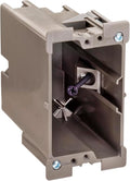 SmarToggle Single Gang Retrofit Wall Box – Old Work Electrical Box for Stud or No-Stud Mount | 1-1/2" Toggle Depth | Smart Device, Outlet, or Switch PC Wall Box | Rated 50 lbs Load