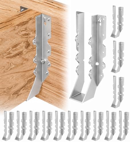 Stainless Steel 2x10 Joist Hangers, 18 Gauge 2X10 Brackets (14 Pack)
