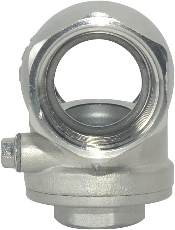 Stainless Steel SS316 Swing Check Valve,NPT Female x Female Thread,WOG 200 PSI PN16 CF8M (1")