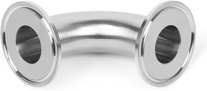 Elbow 1" Tri Clamp Elbow 90 Degree Pipe Fitting 25mm Pipe OD Sanitary Fitting Stainless Steel 304