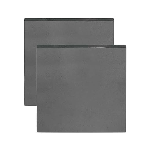 MECCANIXITY 2pcs 3/16"(4mm) x4 x4 Steel Plate, Black Hot Rolled A36 Steel Sheet Plate Base, Square Weldable Metal Discs for Industrial Construction Structural Support