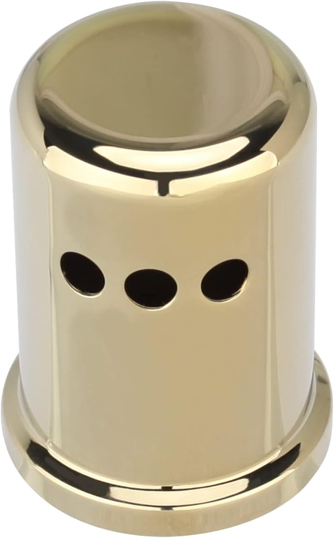 Akicon Golden Finish Kitchen Dishwasher Air Gap Cap, Copper Air Gap Cover for Replacement